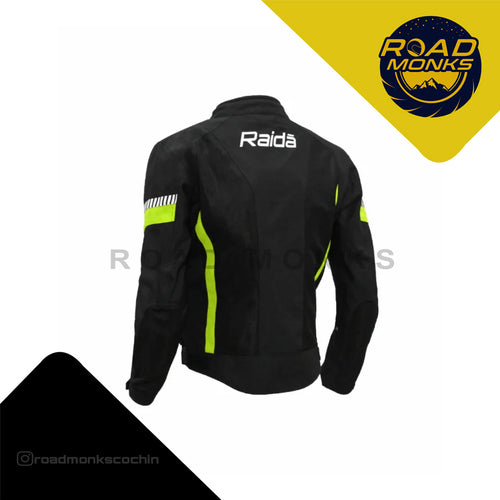 Raida BOLT Motorcycle Riding Jacket Hi-Viz Green