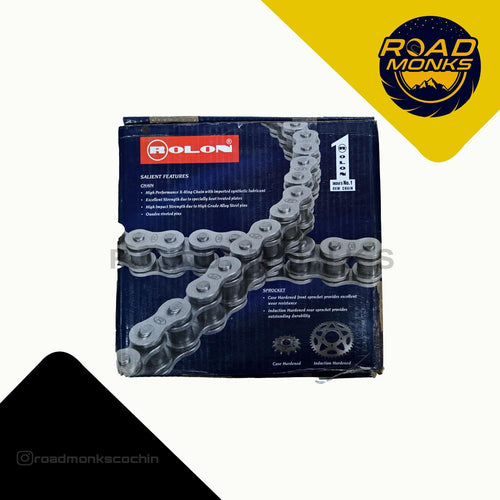 Rolon brass chain sprocket kit for honda hornet 2.0 (200) cc