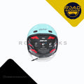 Steelbird SBH-67 Vintage Retro Open Face Helmet – Gloss Mint Green | ISI & DOT Certified