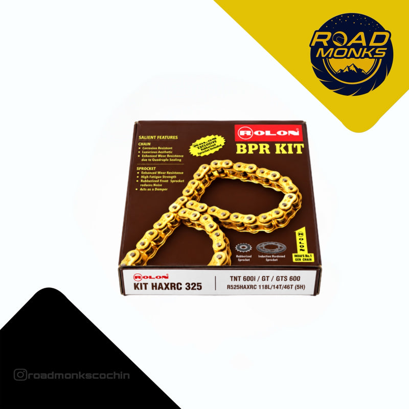 Benelli TNT 600i / GTS 600 Brass Chain Sprocket Kit
