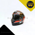 KYT TT-Revo Full Face Motorcycle Helmet Black/Red Graphic