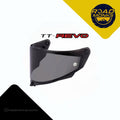 KYT TT Revo Helmet Visor – Replacement Face black visor
